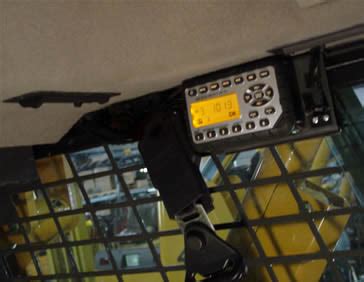 skid steer radio install|radio for skid steer loader.